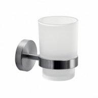 Environment photos of Project Brushed Chrome Toothbrush Holder [50042]