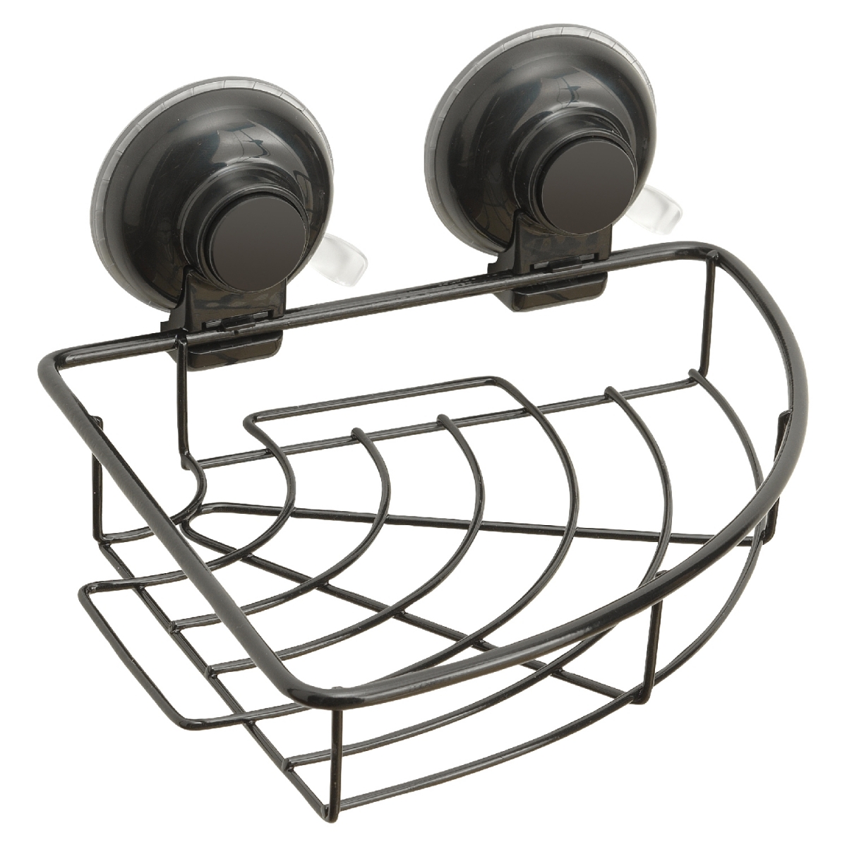 Angular Object Holder Hot Matte Black Suction Cup