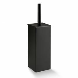 Teseo Matte Black Floor Toilet Brush Holder