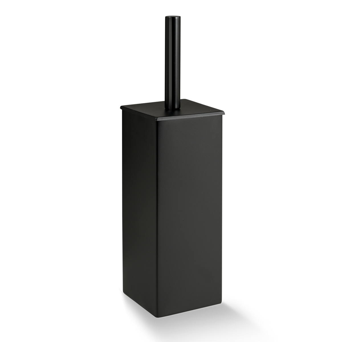 Foto de Teseo Matte Black Floor Brush Holder