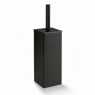 Photo of Teseo Matte Black Floor Toilet Brush Holder