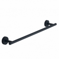 Detalhe do Toalheiro 45 cm Eros Preto Mate