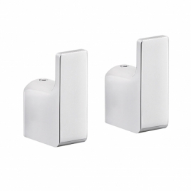 Set 2 Cintres Pirenei Chrome