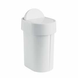 4.8 Lt Junior Cesto de Lixo Branco