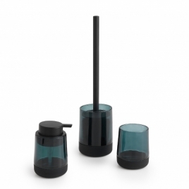 Nicole set 3 pcs. (Dispensador, Suporte para escova de dentes, Suporte para escova) Verde