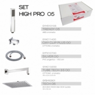 Fotos ambiente de High Pro 05 Chrome Shower set 5 peças [50101]