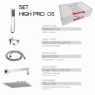 Ambient photos of High Pro 05 Chrome Shower Set 5 Pieces [50101]