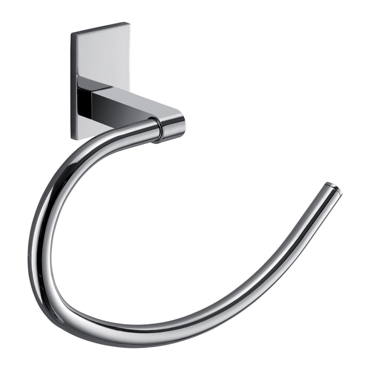 Ambient photos of Maine Chrome Towel Ring [50126]