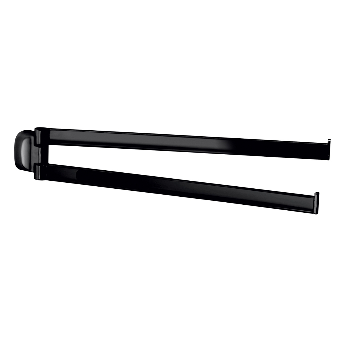 Ambient-Fotos des Stelvio Double Towel Rack Matte Black [50130]