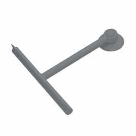 Limpiacristales Gummy Gris