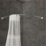 Semicircular Shower Bar 84X84 Cm Chrome