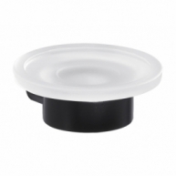Ambient photos of Pirenei Matte Black Soap Dish [50156]