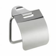 Photo of Stelvio Chrome Toilet Paper Holder With Cover