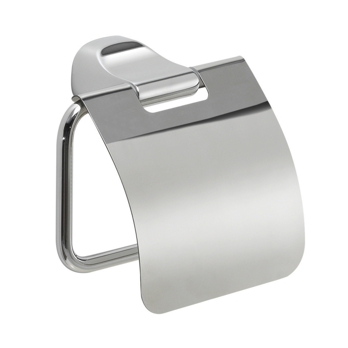 Photo of Stelvio Chrome Toilet Paper Holder With Cover