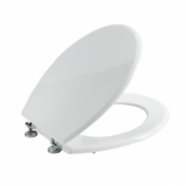 Acquamarina White Toilet Seat Lid