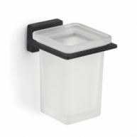 Fotos ambiente de Atena Matte Black Toothbrush Holder [50174]