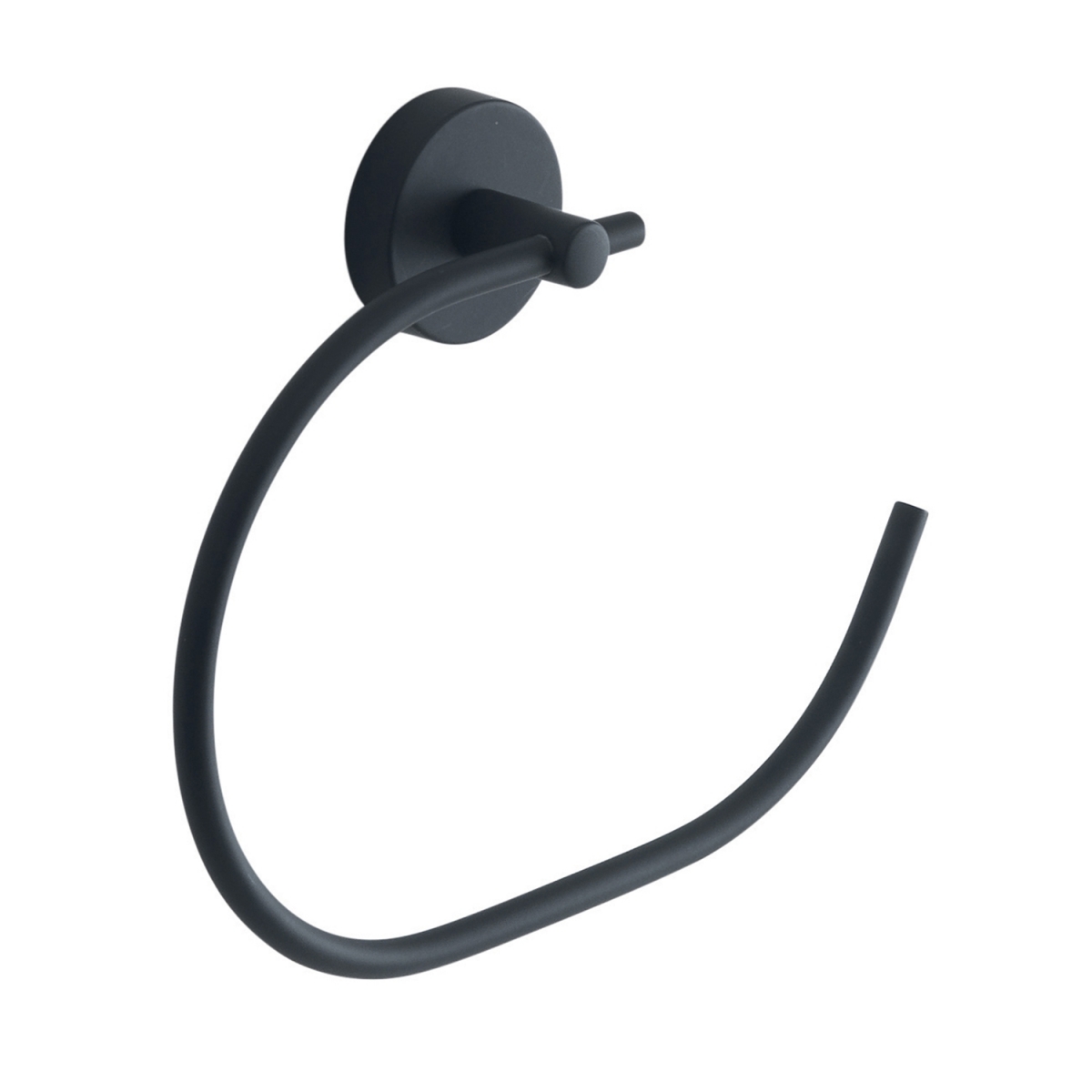 Ambient photos of Argolla Eros Matte Black Towel Rack [50180]