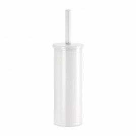 Flip Matte White Floor Porte-brosse de toilette