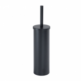 Flip Matte Black Floor Porte-brosse de toilette