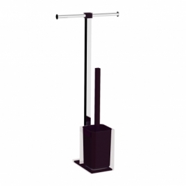 Rainbow Standing Column Black Transparent-Chrome