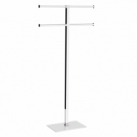 Ambient photos of Rainbow White Transparent-Chrome Standing Towel Rack [50205]
