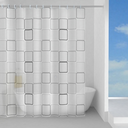 Cortina 180X200 Cm Peva Domino Gris