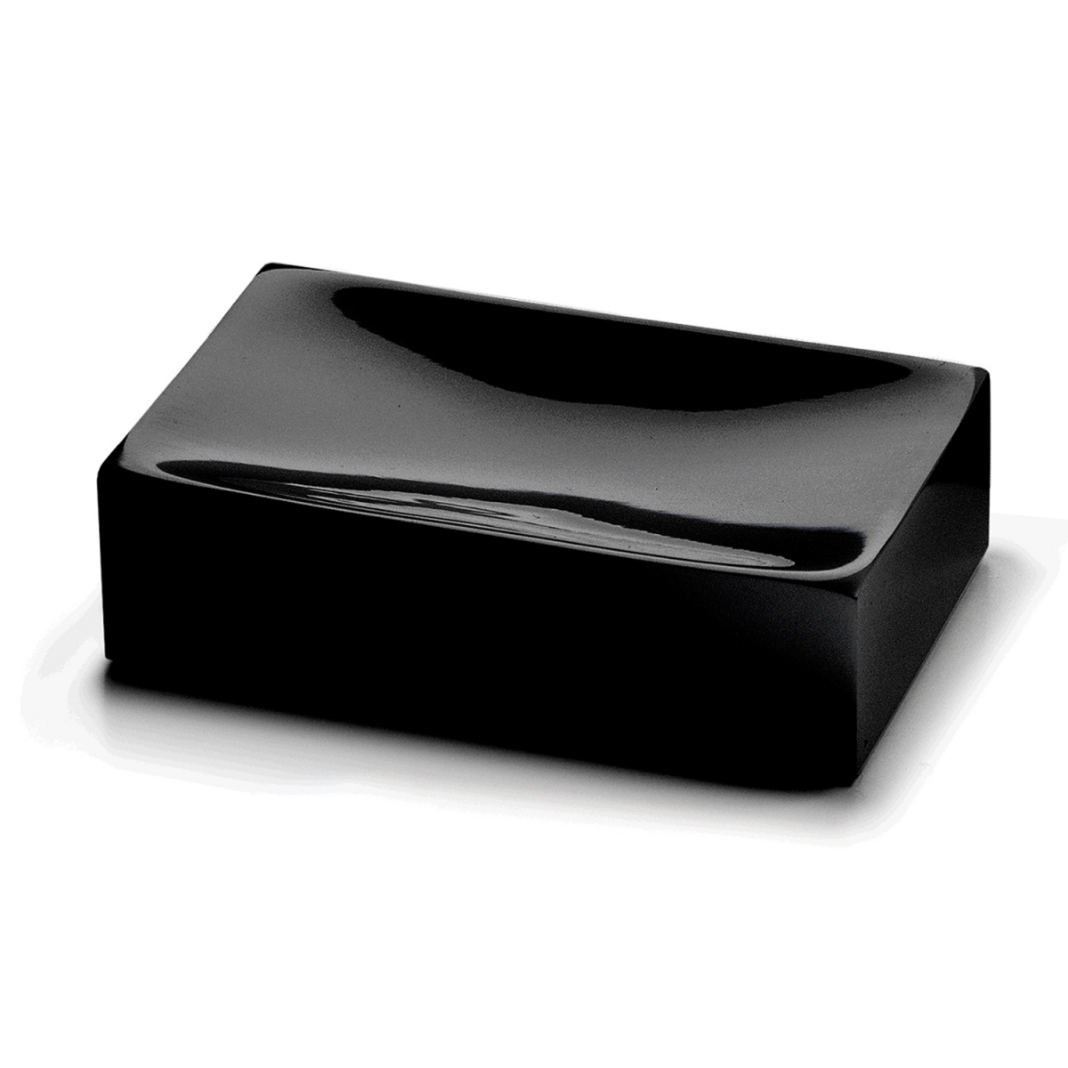 Ambient photos of Sofia Matte Black Soap Dish [50228]