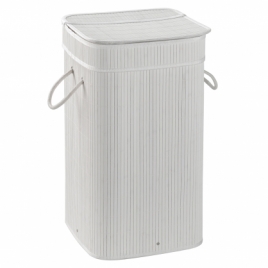 Panier à linge Tatami blanc 68 litres