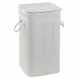 Panier à linge Tatami blanc 68 litres