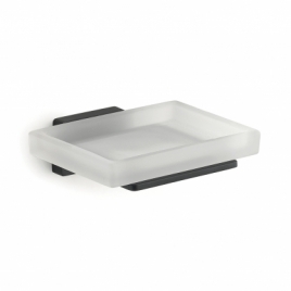Porte-savon Atena Noir Mat