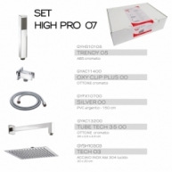 Fotos ambiente de High Pro 07 Chrome Shower set 5 peças [50278]