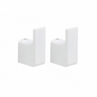 Ambient photos of Set 2 Pirenei Matte White Hangers [50331]