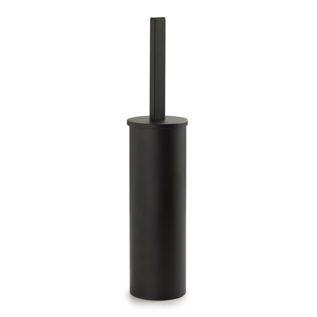 Photo de John Matte Black Floor Toilet Brush Holder