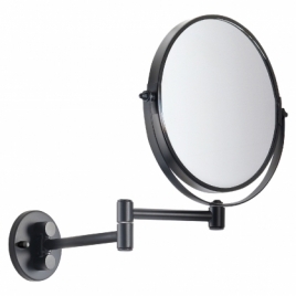 Michel Matte Black Wall Magnifying Mirror