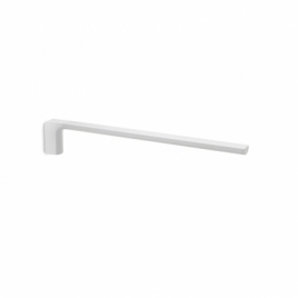 Pirenei Matte White Fixed Towel Rack 1 Bar