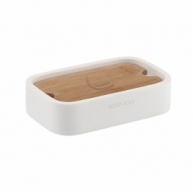 Ambient photos of Ninfea White-Bamboo Soap Dish [50361]