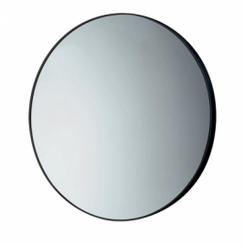 Espelho Ø60 Cm com moldura preta