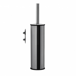 Project Glossy Chrome Wall Toilet Brush Holder