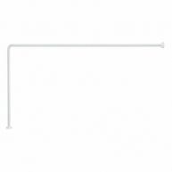 Ambient photos of Angular Shower Bar 86X166 Cm White [50374]