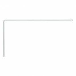 Angular Shower Bar 86X166 Cm White