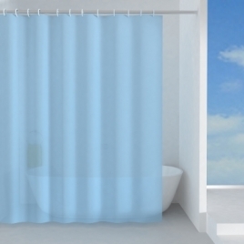 Curtain 180X200 Cm Polyester Basic Blue
