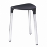 Detail von Yannis Stool Black-Chrome