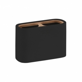 Ninfea Suporte para escova de dentes Black-Bamboo
