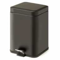 Papelera Argenta 5 Lt Negro Mate