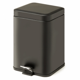 Argenta 5 Lt Lata de Lixo Preto Mate