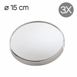 Chrom-Wandvergleichterspiegel mit Saugnaufe