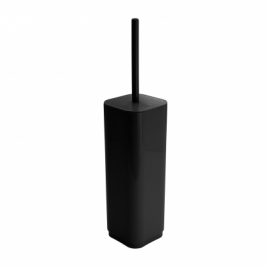 Seventy Matte Black Toilet Brush Holder