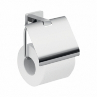 Ambient photos of Atena Chrome Toilet Paper Holder With Lid [50444]