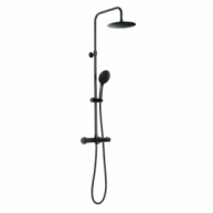 Star Mix 03 Matte Black Extendable Shower Column