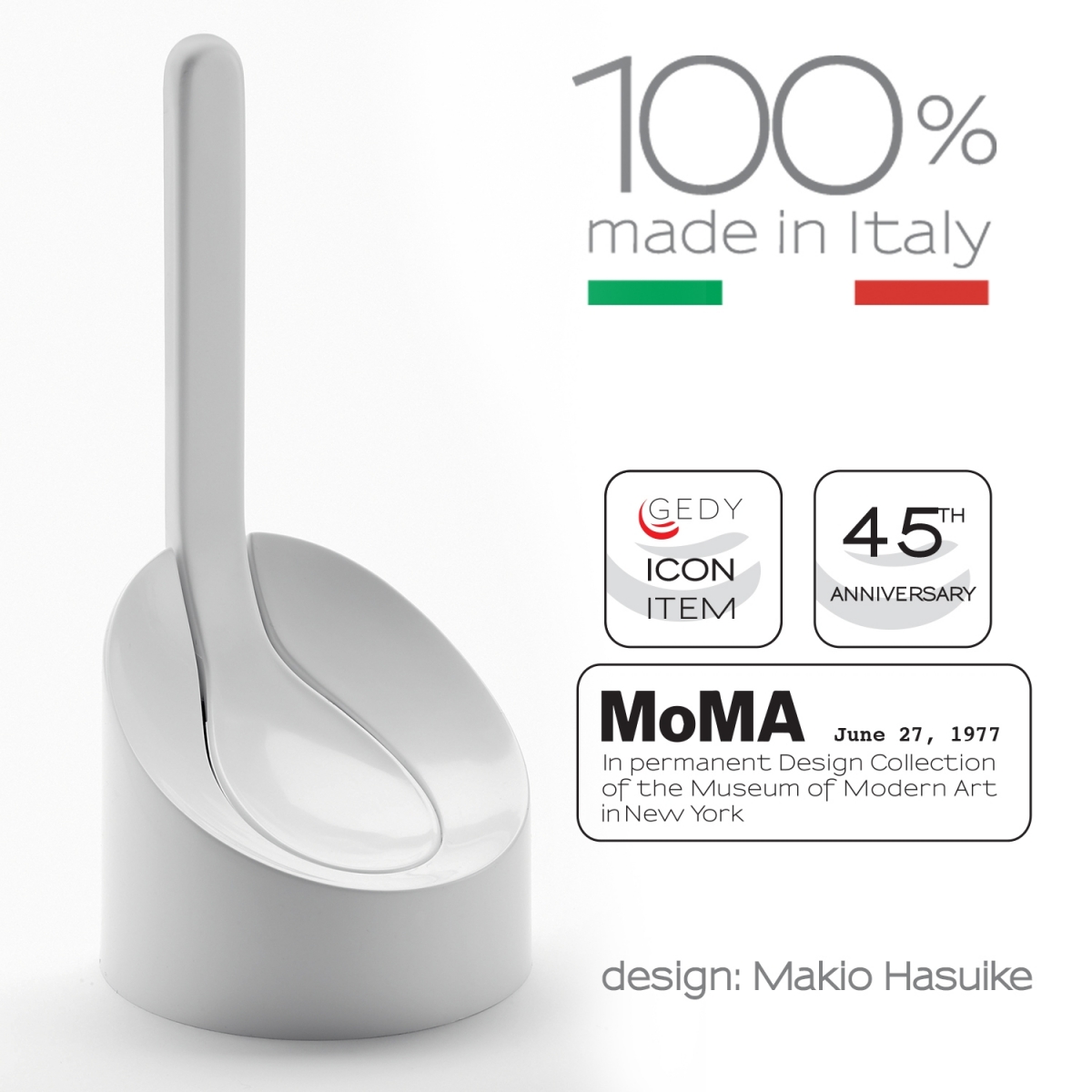 Fotos ambiente de Cucciolo White Floor Brush Holder [50500]